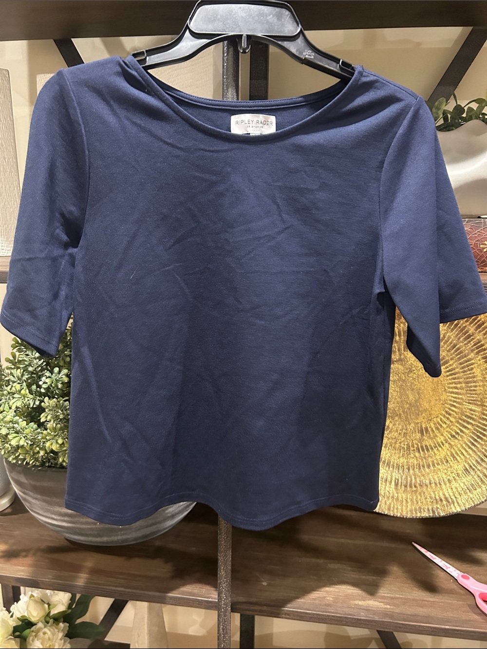 Ripley Rader med Navy Short Sleeve Crewneck Tee